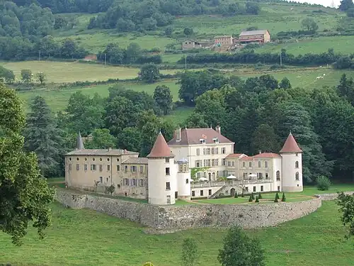 Le château de Pramenoux.