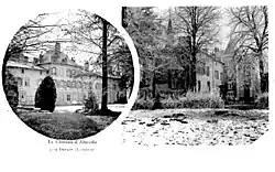 Château d'Alteville, commun Tarquimpol, vers 1900.