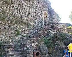Les ruines du château-bas d'Hautpoul