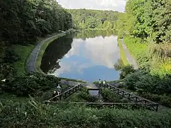 Le petit étang du parc.