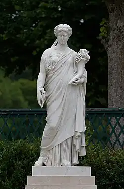 La Paix (1864), parterre du château de Fontainebleau.