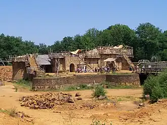 Le chantier en juin 2008.