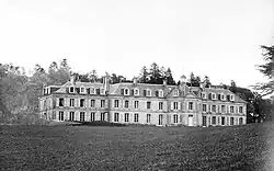 Le château de Lannouan vers 1900 ː vue extérieure d'ensemble.