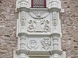 Photographie d'un décor sculpté.