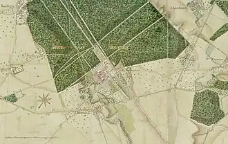 Plan de l'atlas Trudaine, milieu du XVIIIe&nbsp;siècle.
