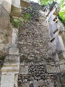 Vestige de cheminée.