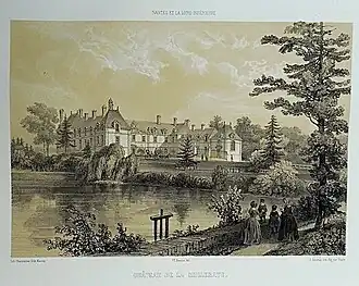 Le château de la Seilleraye, représenté par Félix Benoist.