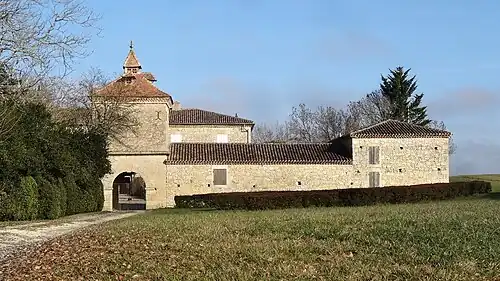 Vue sud de l'édifice.