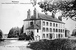 Le château du Fresne au début du XXe&nbsp;siècle.