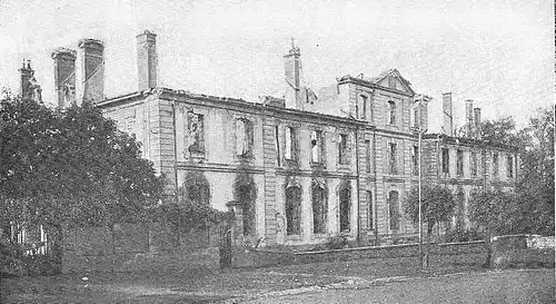 Château des marquis de Lambertye.