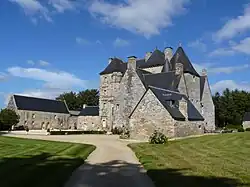 Le manoir de Kéroué : vue générale.