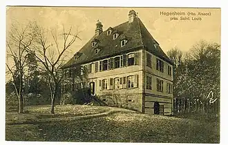 Le château vers 1950.