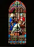 Vitrail de la nef.