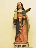 Statue de sainte Barbe