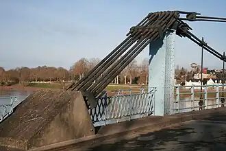 Détails sur nappe de câbles de retenue