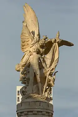 Le monument aux morts de la guerre de 1870.