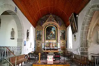 Le chœur de l'église.