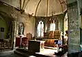Le chœur de l’église Sainte-Honorine.