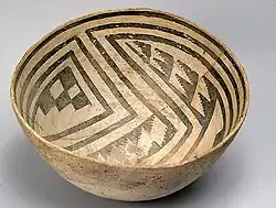 Bol en céramique précolombien (culture Anasazi, Xe&nbsp;siècle).