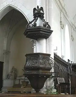 La chaire à prêcher du XVIIIe&nbsp;siècle.
