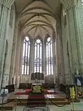 Chœur, vue vers l'est.