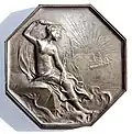 Médaille de la chambre de commerce de Saint-Nazaire par Oscar Roty