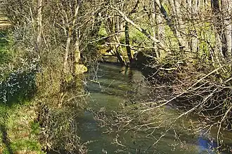 …qui est ici à sept km de sa source.