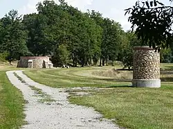 Champ captant à Rueil-la-Gadelière.