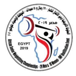 Description de l'image Championnats d'Afrique d'haltérophilie Logo 2019.png.