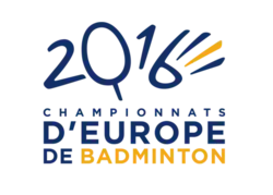 Description de l'image Championnats d'Europe de badminton 2016 logo.png.