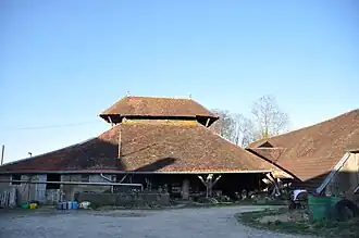 La tuilerie et l'entrée du four.