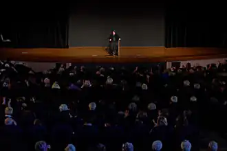 Spectateurs devant Channig à Saint-Pol, filmé par Tébéoen 2016.