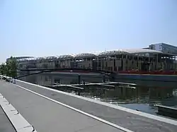 Le centre commercial en chantier