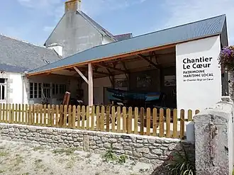 Vue générale du chantier, devenu musée