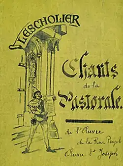 Chants de la Pastorale, début XXe&nbsp;siècle.