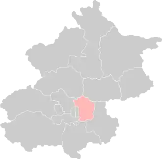 Localisation de Cháoyáng Qū