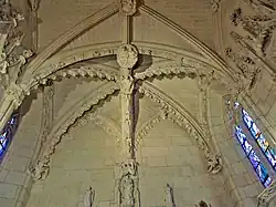 La voûte de la chapelle.