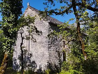 Extérieur de l'église.