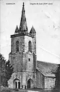 La chapelle Notre-Dame-de-l'Isle vers 1920 (carte postale).