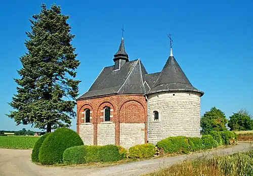 La chapelle vue du sud-ouest.