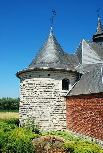 Le chevet vu de l'est.