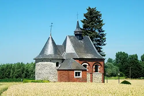 La chapelle vue de l'est.