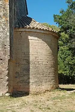 Le chevet vu du sud.