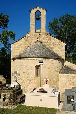 Vue axiale du chevet.