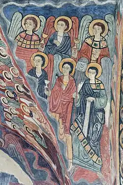 Anges « byzantins » aux calices.