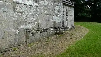 Plinthe du croisillon sud