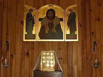 Le tabernacle et l'icône