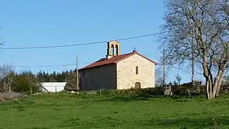 Chapelle restaurée de Montmegin, hameau de Semur-en-Brionnais.
