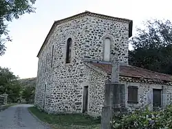 Envers de la chapelle de Pramailhet.