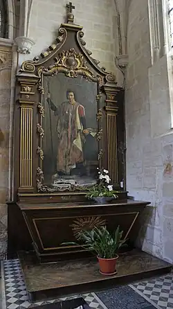 St Louis de la chapelle éponyme de l'église Saint-Alpin.